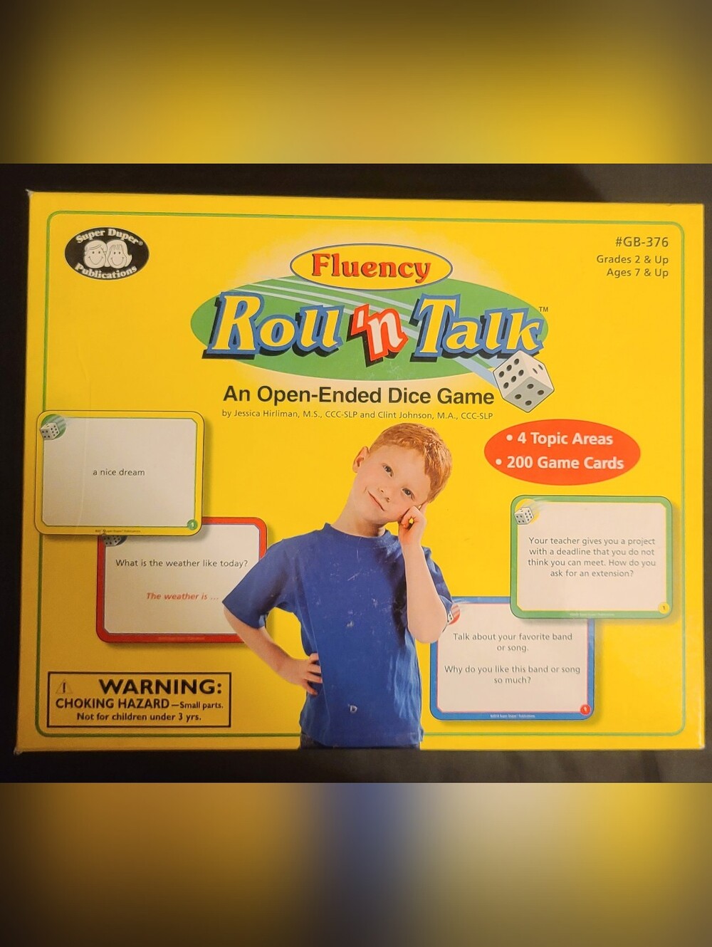 Speech Therapy: Roll 'n' Talk Kids Dice Game
